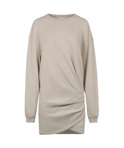 Isabel Marant Long-sleeved Dress In Nude
