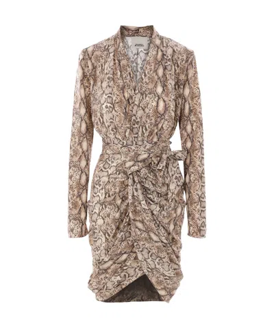 Isabel Marant Cleora Midi Dress In Multi