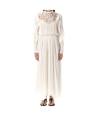 ISABEL MARANT ISABEL MARANT SHARLENE PLEATED LONG DRESS