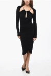 Isabel Marant Cut-out Ruched Midi Dress