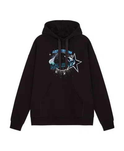 Isabel Marant Long-sleeved Hooded Sweater In Black
