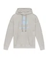 Isabel Marant Marant Relaxed-fit Grey Hoodie With Kangaroo Pocket In Gray