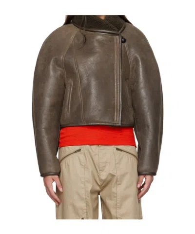 Isabel Marant Long-sleeved Jacket In Brown