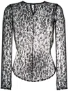 Isabel Marant Long-sleeved Lace Top