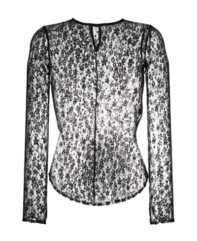 ISABEL MARANT LONG-SLEEVED LACE TOP