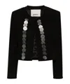 Isabel Marant Camila Suede Jacket In Black