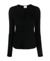 Isabel Marant Black Detail Button Top For Women In Black