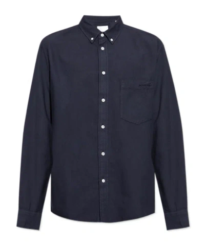 Isabel Marant Long-sleeved Shirt In Black