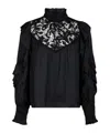 Isabel Marant Long-sleeved Shirt In Black