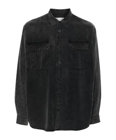 Isabel Marant Long-sleeved Shirt In Black