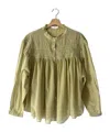 Isabel Marant Long-sleeved Shirt In Green