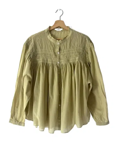 Isabel Marant Long-sleeved Shirt In Green