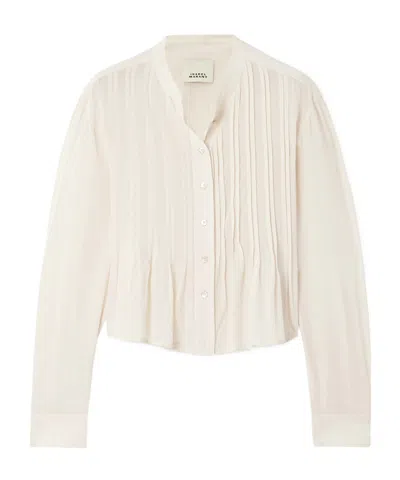 Isabel Marant Long-sleeved Shirt In White