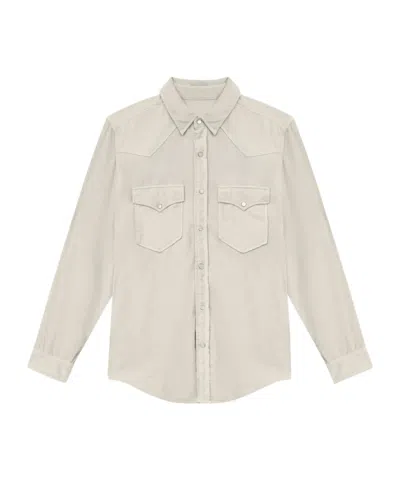 Isabel Marant Long-sleeved Shirt In White