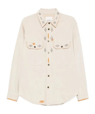 Isabel Marant Long-sleeved Shirt In White