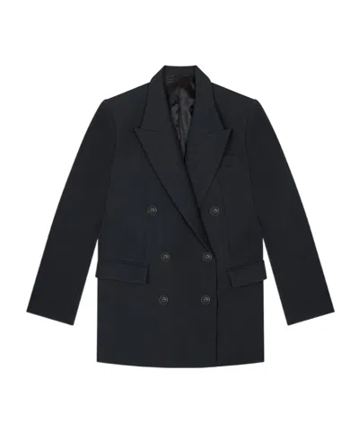 Isabel Marant Long-sleeved Suit Coat In Black