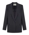 Isabel Marant Long-sleeved Suit Jacket In Black
