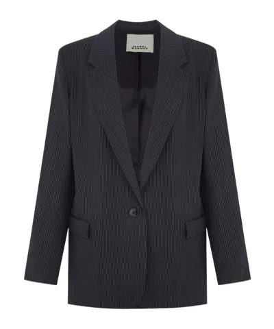 Isabel Marant Long-sleeved Suit Jacket In Black