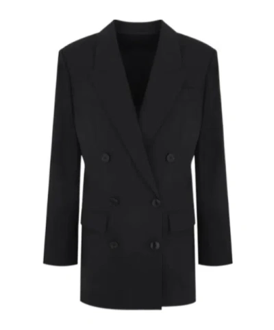 Isabel Marant Long-sleeved Suit Jacket In Black