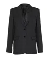 Isabel Marant Long-sleeved Suit Jacket In Black