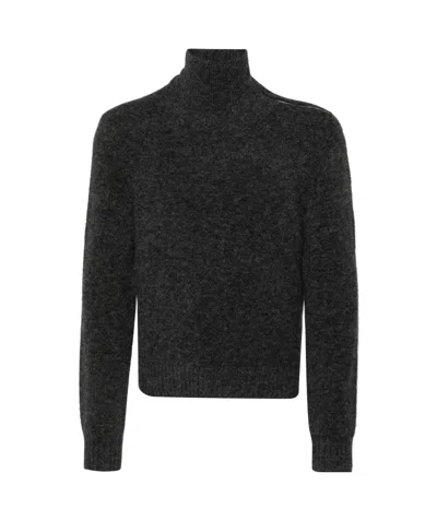 Isabel Marant Long-sleeved Sweater In Black