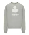 Isabel Marant Long-sleeved Sweater In Gray