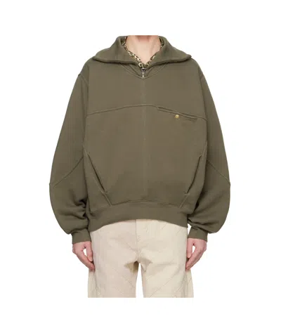 Isabel Marant Long-sleeved Sweater In Green