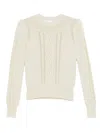 Isabel Marant Long-sleeved Sweater In Neutral