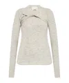Isabel Marant Long-sleeved Sweater In White