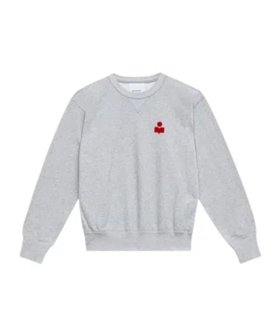 Isabel Marant Long-sleeved Sweatshirt In Gray