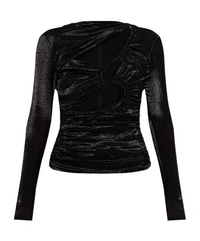 Isabel Marant Long-sleeved Top In Black