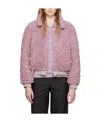 Isabel Marant Long-sleeved Zipper Jacket In Pink