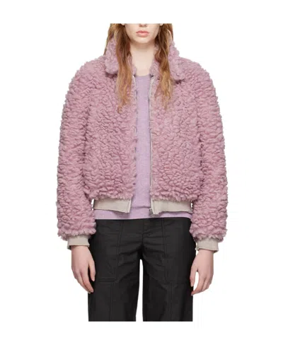 Isabel Marant Long-sleeved Zipper Jacket In Pink