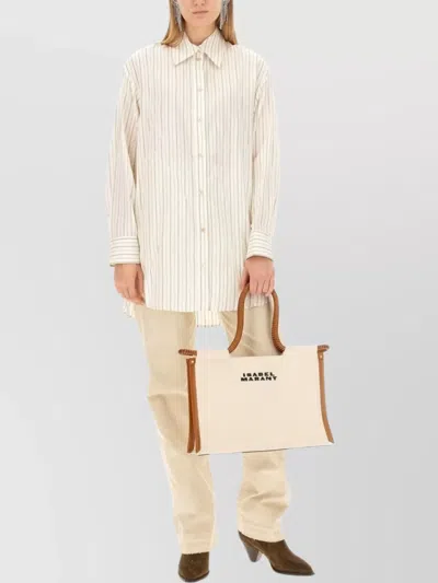 Isabel Marant Longline Oversize Striped Shirt