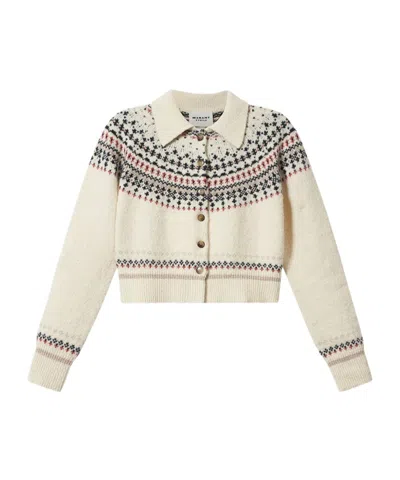 Isabel Marant Long-sleeve Cardigan In Neutral