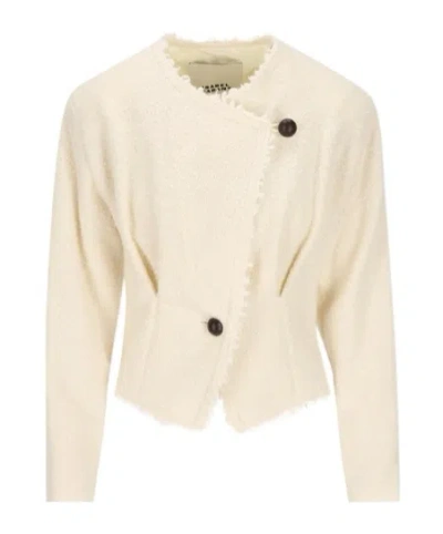 Isabel Marant Long-sleeve Casual Jacket In Neutral