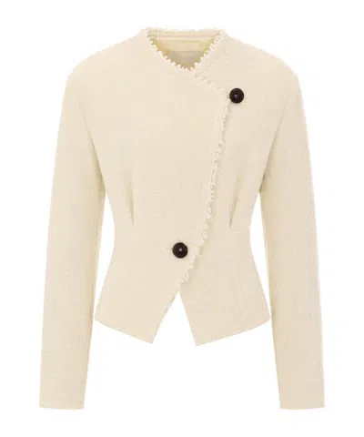 ISABEL MARANT ISABEL MARANT SUNA FRAYED EDGE JACKET