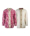 Isabel Marant Long-sleeved Reversible Coat In Multi