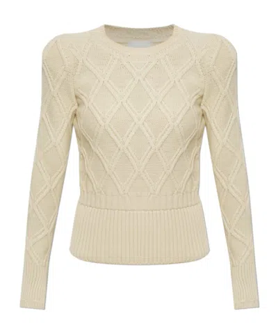 Isabel Marant Long-sleeved Sweater In Neutral