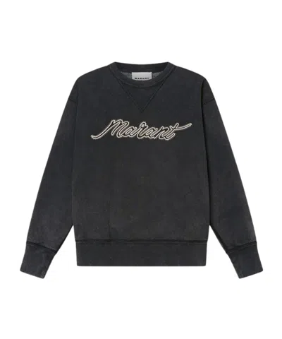 Isabel Marant Long-sleeved Sweatshirt In Black