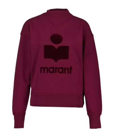 Isabel Marant Moby Logo-print Sweatshirt In Red