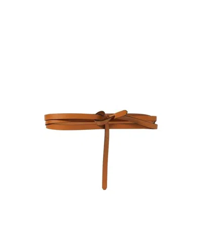 Isabel Marant Lonny Double Knotted Belt In Brown