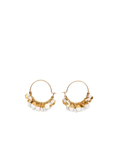 Isabel Marant Loop Earrings In Yellow