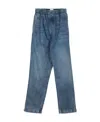 Isabel Marant Loose Waist Denim Trousers In Blue