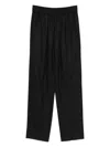 Isabel Marant Loretta Pinstripe Relaxed Fit Trousers In Black