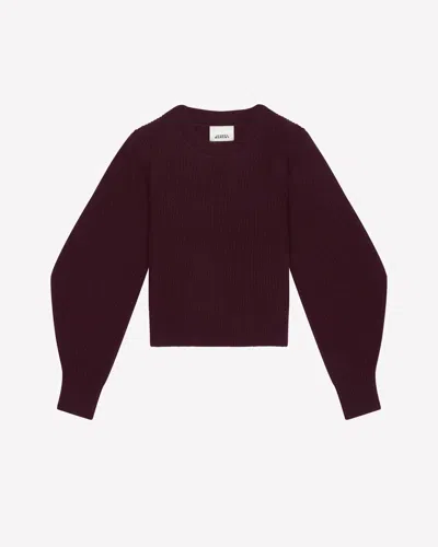 Isabel Marant Loreya Pullover In Plum