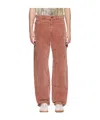 Isabel Marant Lorson Pants In Orange