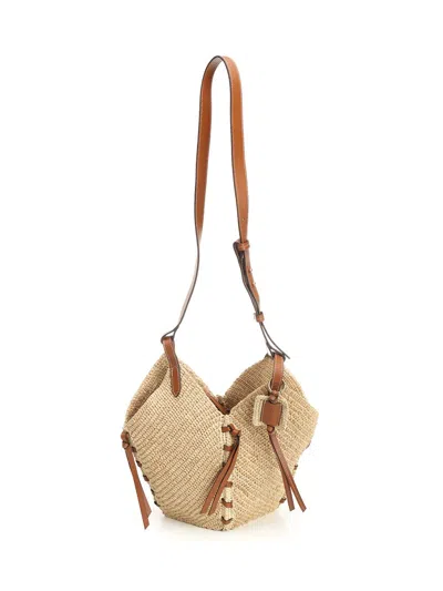 Isabel Marant Losange Crossbody Bags Beige