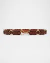 Isabel Marant Lota Circular Leather Belt