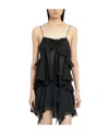 Isabel Marant Lotus Leaf Edge Sling In Black